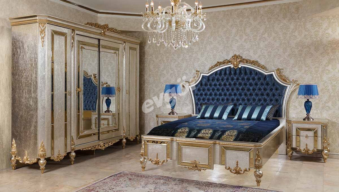 Emirgan Avangarde Bedroom Set - Luxurious Design with 5 Pieces