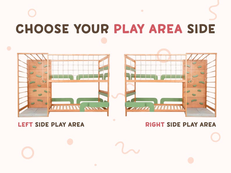 Toddler Bunk Bed, Twin Loft Bed, Montessori Twins Bed, Bunk Beds, Montessori Furniture, Nursery Decor, Bed Frame, Pack and Play, Kids Beds