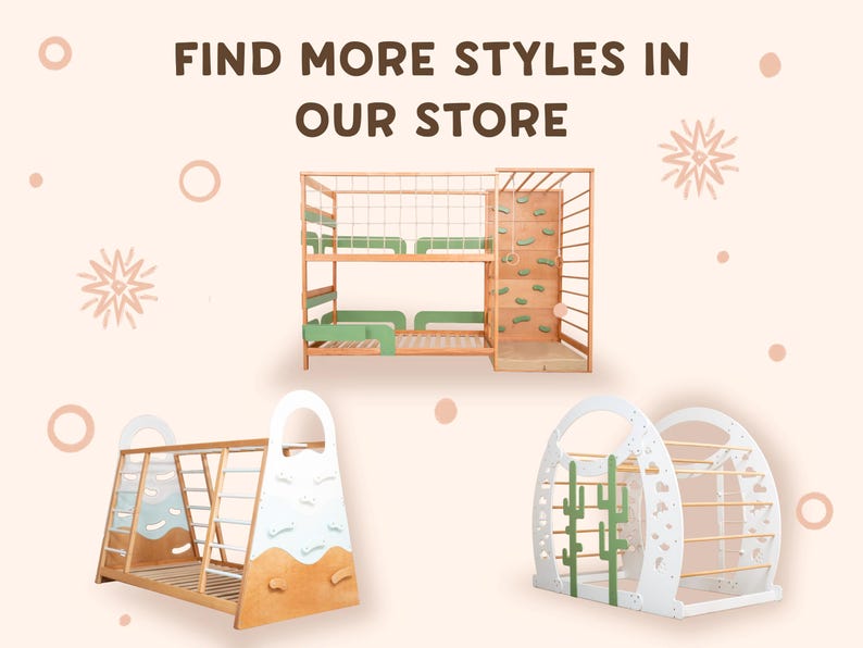 Montessori Toddler Tower Bed with Climbing Frame - Twin Size, Natural Wood for Indoor Play & Safe Sleep