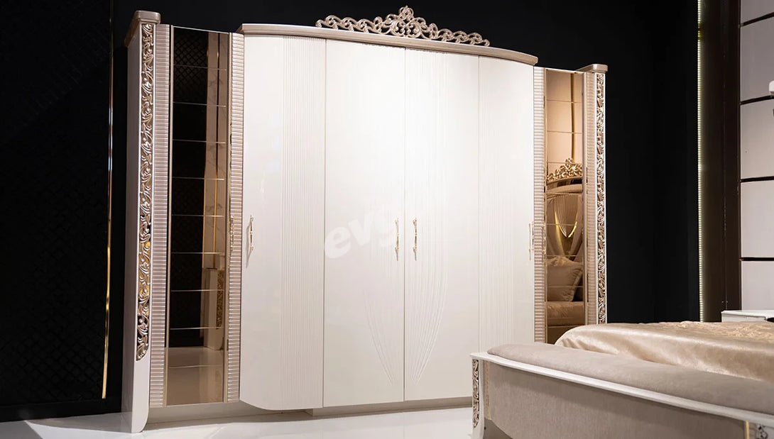 Kremlin Avangarde Luxurious Bedroom Set - Elegant Varaklı Design