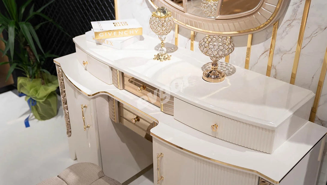 Kremlin Avangarde Luxurious Bedroom Set - Elegant Varaklı Design