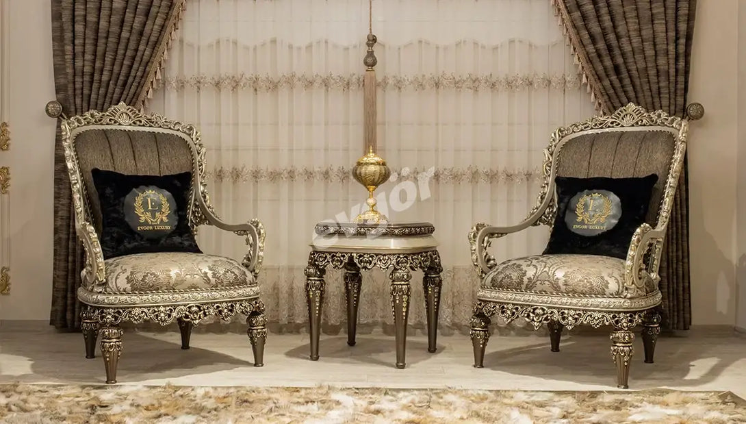 Nades Varakli Sofa Set