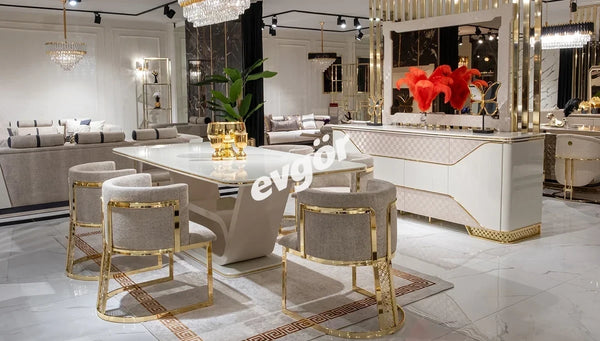 Roza Lüks Yemek Odası