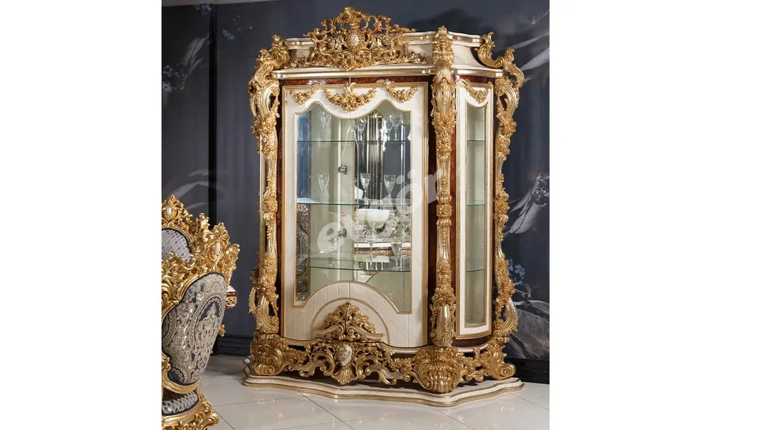 Sultan Krem Klasik Yemek Odası