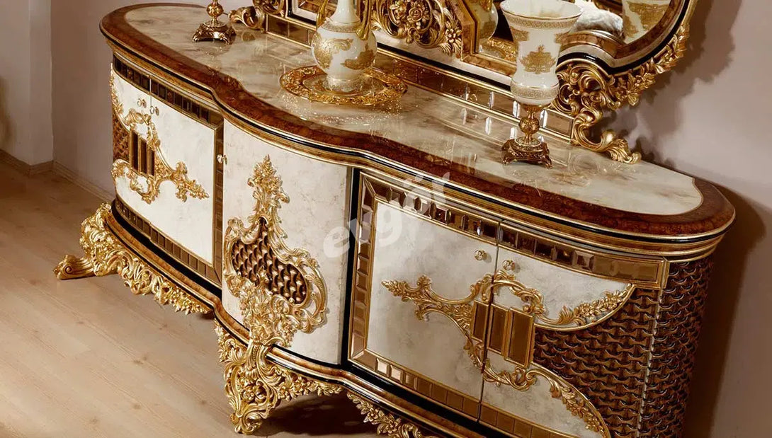 Zerano Oymalı Yemek Odası